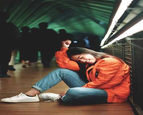 Pemandangan sudut kantor di Jakarta